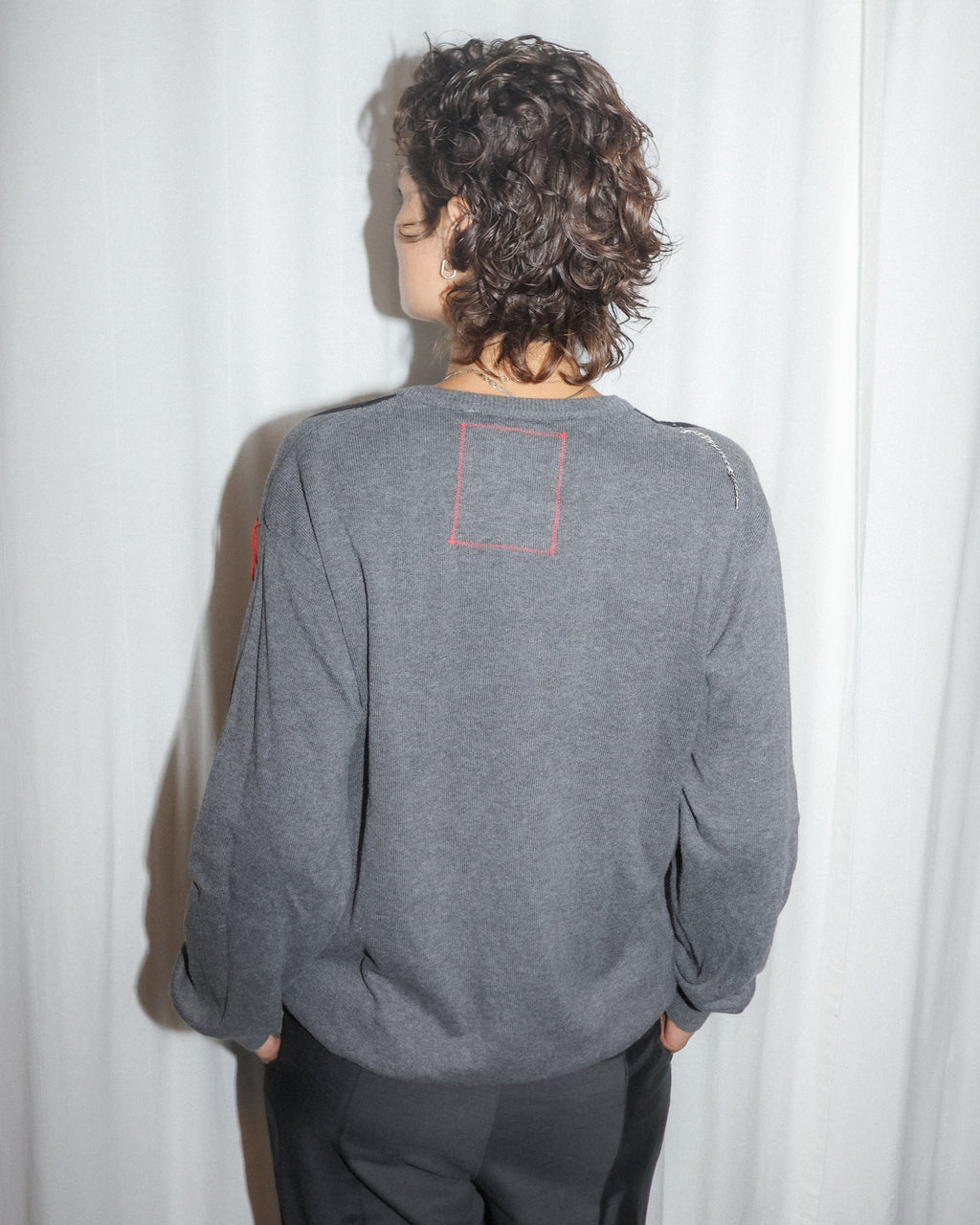 Grey argyle knit by RE;INCARNATED – image 4 of 4