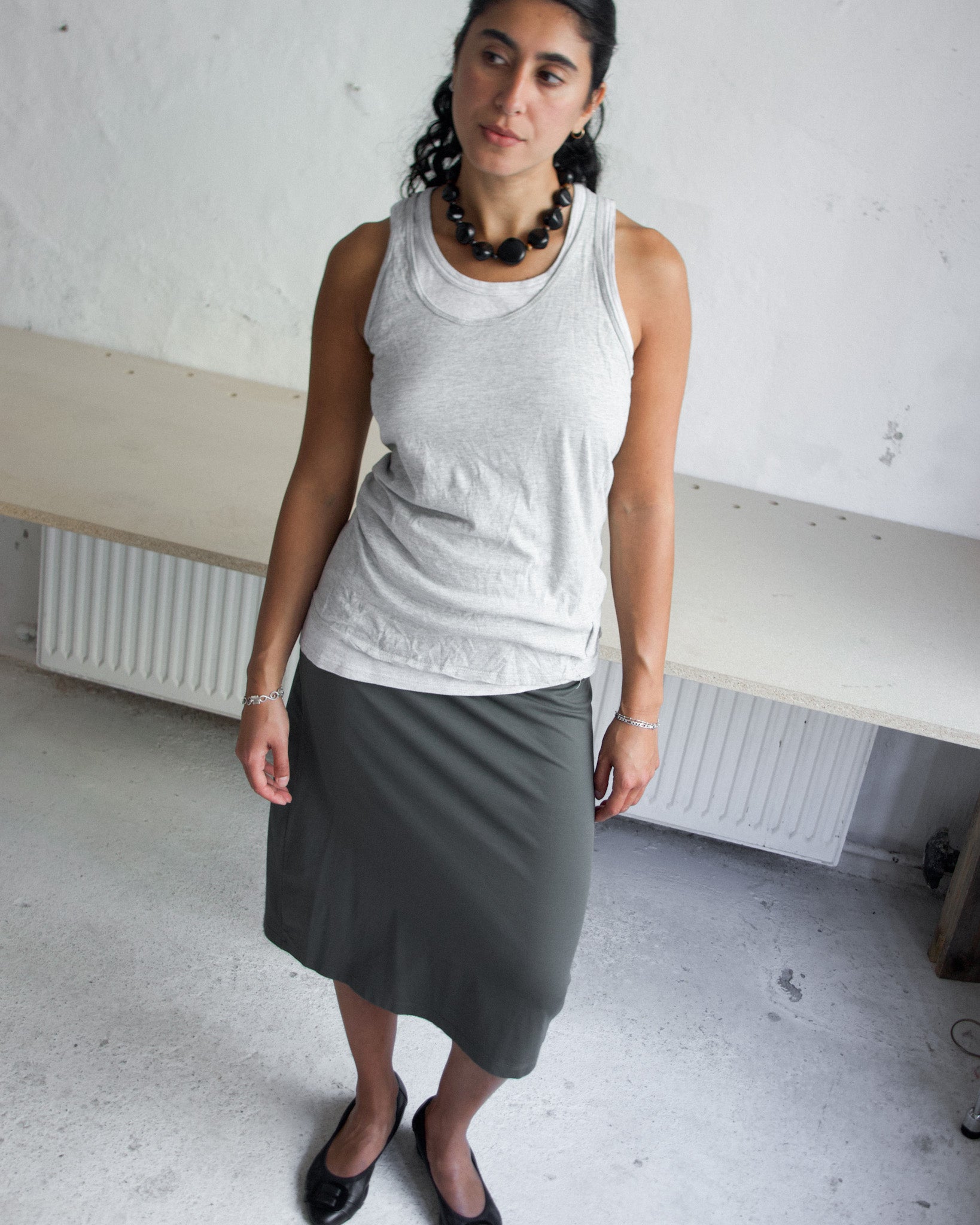 GREY LAYERED TOP