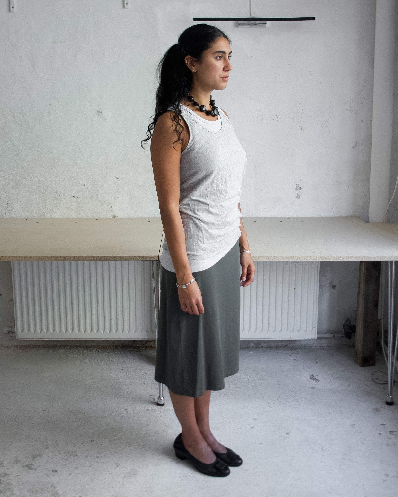 GREY LAYERED TOP