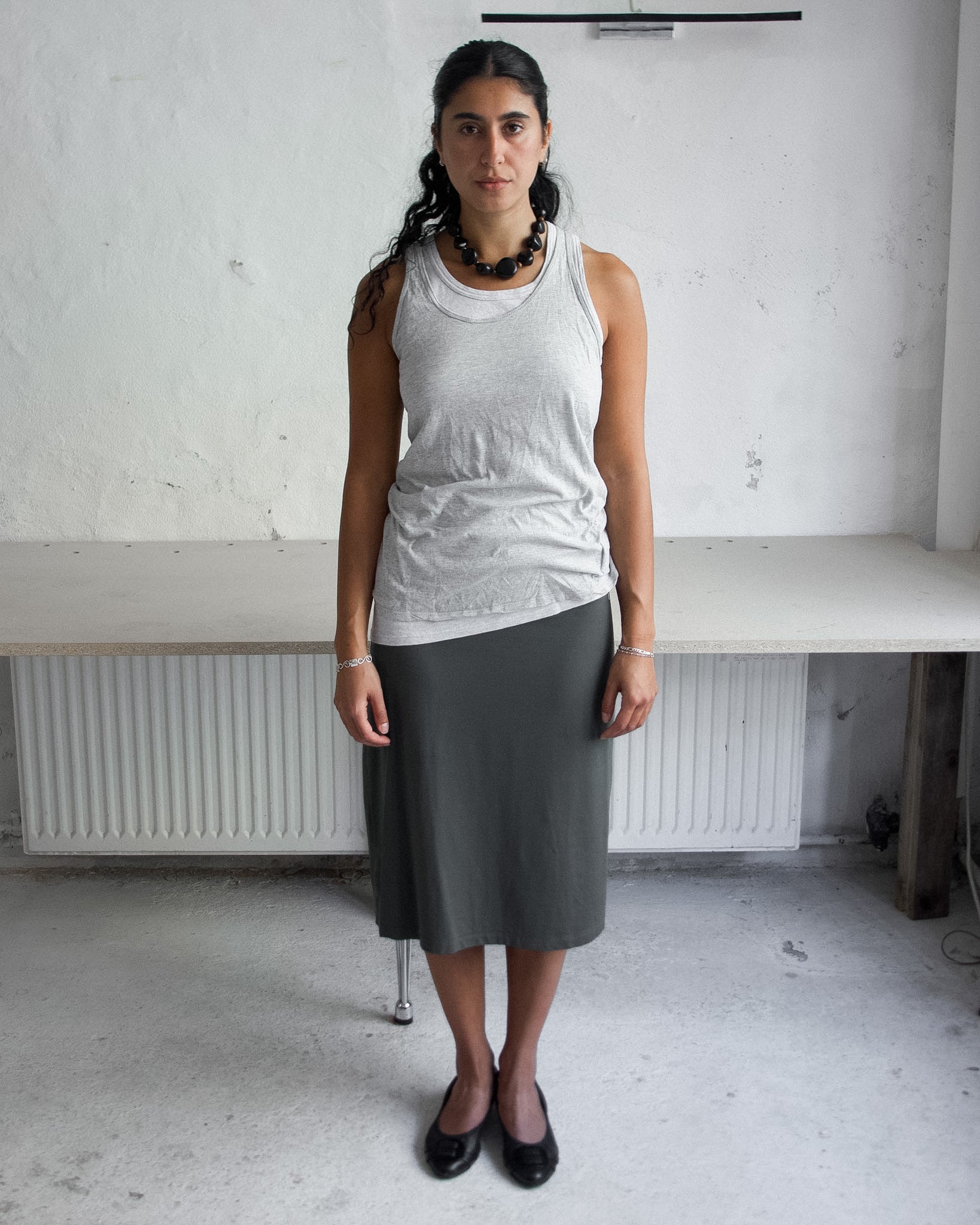 GREY LAYERED TOP