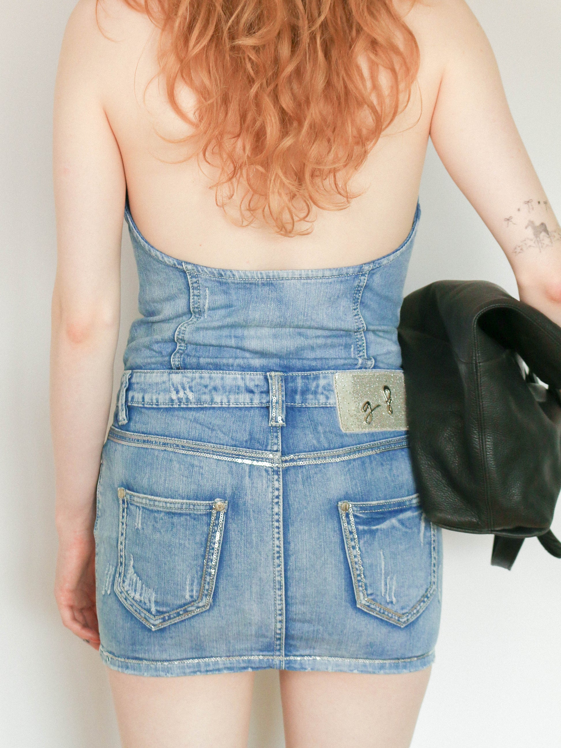 DENIM MINI DRESS