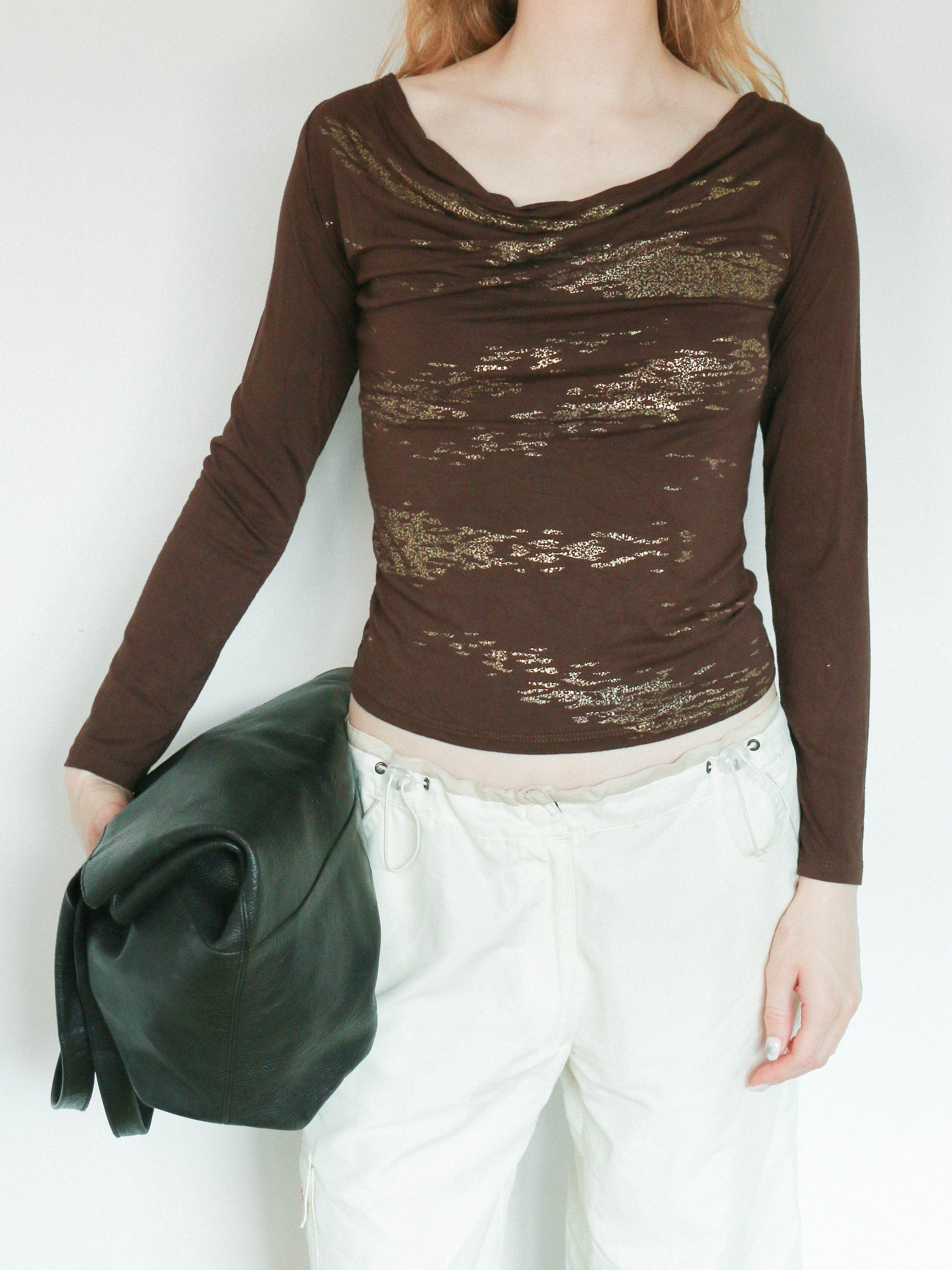 CROWL NECK LONGE SLEEVE