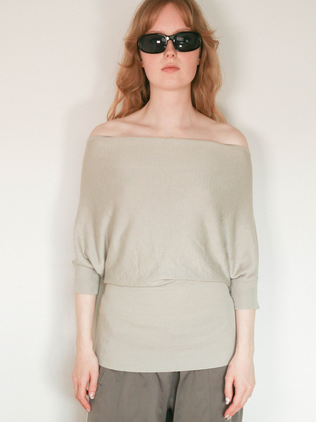 COWL NECK TOP