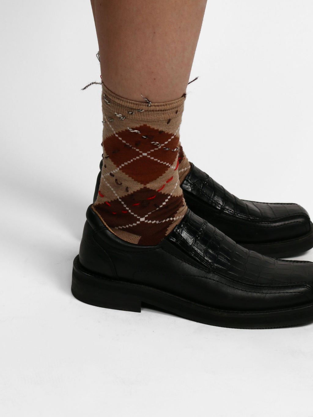 BROWN ARGYLE SOCKS